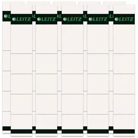 Leitz Rückenschilder 1608 Grau 32 x 190 mm 10 Blatt