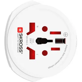 SKROSS Reiseadapter Pro World Weiß
