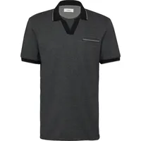 s.Oliver Poloshirt aus zweifarbigem Piqué mit Brusttasche - M