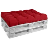 Beautissu Palettenkissen Rot,