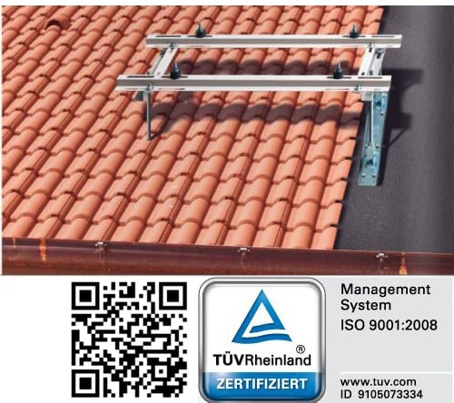 Universal Dachkonsole für Klimaanlagen | Schrägdächer 10° bis 40°