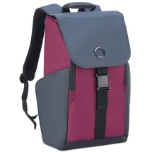 Delsey PARIS Securflap Backpack Bordeaux Red