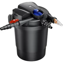 Wiltec SunSun CPA-10000 Druckteichfilter 10.000 l/h / 11 W UVC Einheit, Teichdruckfilter für Teiche bis 12.000 Liter, Teichklärer, Filteranlage