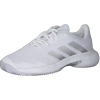 Adidas Courtjam Control Tennisschuh Cloud White / Silver Metallic / Cloud White 39 1/3