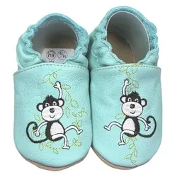 HOBEA Krabbelschuhe Affe, 18/19
