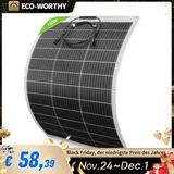 130W Flexibel Solarmodul Solarpanel Mono Wohnmobil  Camper Balkonkraftwerk