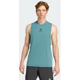 adidas Les Mills Grafik Tanktop Petrol XS