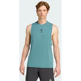 adidas Les Mills Grafik Tanktop Petrol XS