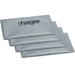 Hager BSK0013 Brandschutz Kabelabschottung Kissen S90 H=13mm 4Stück.Brandschutz Kissen zur Herstellung von Kabelabschottungen der