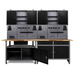 Ondis24 Werkstatt-Set »Werner«, anthrazit, Metall - grau