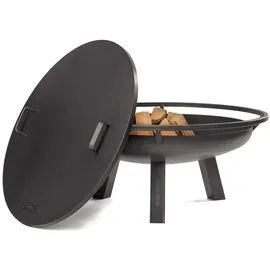 Cook King Feuerschale PORTO Ø 70 cm Schwarz