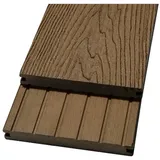 Woodstore24 Terrassendielen Handmuster WPC Terrassendiele, 18 x 146 mm, braun (WoodoMalta)