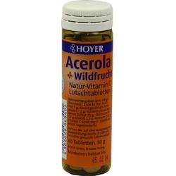 Acerola & Wildfrucht Vitamin C Lutschtabletten 60 ST