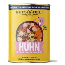 Pets Deli Adult Huhn mit Karotte, Quinoa, Zucchini & Nachtkerzenöl 6x400g