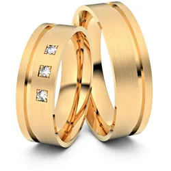 Trauringe Darmstadt 585er RosÈgold - 8946