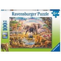 Ravensburger Kinderpuzzle - Afrikanische Savanne - 100 Teile Puzzle für Kinder ab 6 Jahren