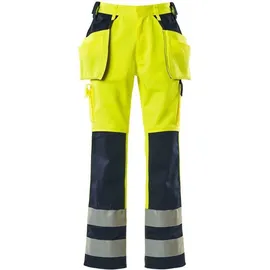 Mascot Almas Handwerkerhose, hi-vis gelb/marine 90C45