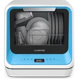 Klarstein Amazonia Mini Tischgeschirrspüler (freistehend, 435 mm breit, Blau)