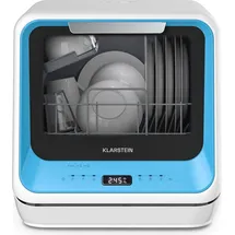 Klarstein Amazonia Mini Tischgeschirrspüler (freistehend, 435 mm breit, Blau)
