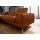 W.Schillig Ecksofa »piedroo, Designsofa mit tollem Sitzkomfort, bequem und elegant, L-Form«, Kopfteilverstellung, wahlweise mit Sitztiefenverstellung, Breite 303cm braun