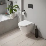 Duravit D-Code Wand-WC mit WC-Sitz Weiß hochglanz
