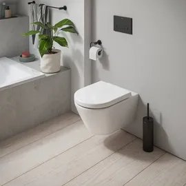 Duravit D-Code Wand-WC mit WC-Sitz Weiß hochglanz