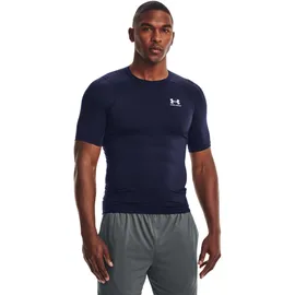 Under Armour HeatGear kurzarm Funktionsshirt Herren 410 midnight navy/white L