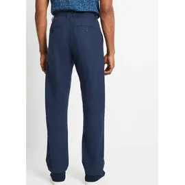 bonprix Chinohose Relaxed Fit Blau 48