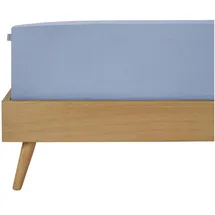 SCHIESSER Spannbettlaken Jersey 100 x 200 cm blau