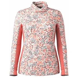 Smartwool Classic Thermal Merino Mock Neck Langarm-baselayer - Coral Reef Floral - M