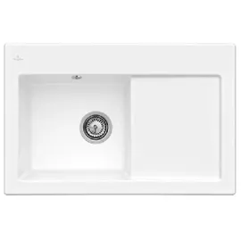 Villeroy & Boch Subway 45 links weiß alpin + Handbetätigung