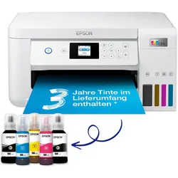 Jetzt 30€ Cashback sichern!*/3 Jahre erweiterbare Garantie gratis nach Registrierung* Epson EcoTank ET-2856 A4-Tintentank-Multifunktionsdrucker