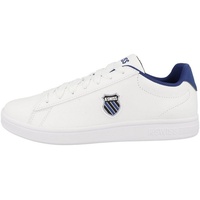 K-Swiss Court Shield Sneaker White/Sodalite Blue/Black, 45 EU