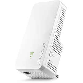 devolo WiFi 6 Repeater 3000, WLAN Repeater, bis zu 3.000 Mbit/s, Mesh WLAN Verstärker, Access Point, WiFi Extender, 1x Gigabit LAN Anschluss, weiß