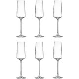 Butlers WINE & DINE 6x Sektgläser 250ml Gläser 6 ct