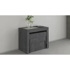 Dmora Dadamoni Konsolentisch 66 x 25 x 45 cm grau
