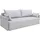 Collection AB Schlafsofa COLLECTION AB "CAB, B: 216 cm, Liegefl. 140x198 cm", grau (hellgrau), B:216cm H:84cm T:94cm, 100% Polyester, Sofas, Schlafsofa, Bettfunktion, Bettkasten & 2 Zierkissen, Federkern