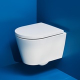 Laufen Kartell LAUFEN Wand-Tiefspül-WC Compact, spülrandlos, H8203334000001