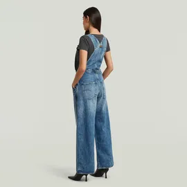 G-Star Cinch Dungaree Wide Jumpsuit - Dunkelblau - Damen - L