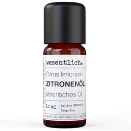 wesentlich. Zitronenöl - ätherisches Öl von wesentlich. 10 ml