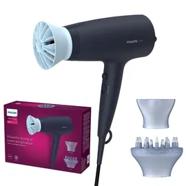 Philips 3000 Series Haartrockner BHD360/20 Schwarz/Hellblau