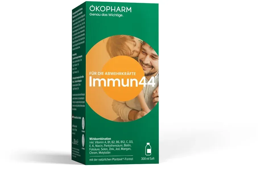 Ökopharm® Immun44® Saft: für die ganze Familie - Jetzt sparen mit Gutscheincode ,,Immun44'' Saft 300 ml 300 ml Saft