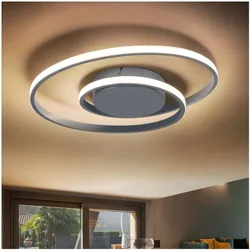 LED Deckenleuchte, Ring Design, dimmbar, 39 cm