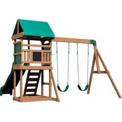 Backyard Discovery Buckley Hill Spielhaus Schaukel / Rutsche One Size