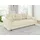 s-style möbel Trygve - Sofa 3 sitzer mit Braun Holzfüßen im skandinavischen Stil aus Chenille-Stoff | 210 cm X 81 cm X 93 cm