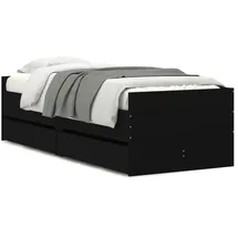 vidaXL 75 x 190 cm Schwarz