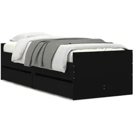 vidaXL 75 x 190 cm Schwarz