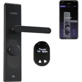 Shelly LOQED Touch Smart Lock Black Edition Türschlossantrieb, Türöffner-Steuerung Bluetooth,