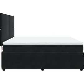 vidaXL Boxspringbett 180 x 200 cm Schwarz