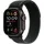 Apple Watch Ultra 2 GPS + Cellular 49 mm Titangehäuse schwarz Trail Loop Armband schwarz M/L